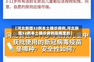 【河北新增32例本土确诊病例,河北新增32例本土确诊病例是哪里的】