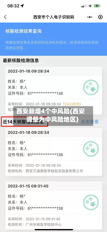 西安新增4个中风险(西安调整为中风险地区)-第2张图片