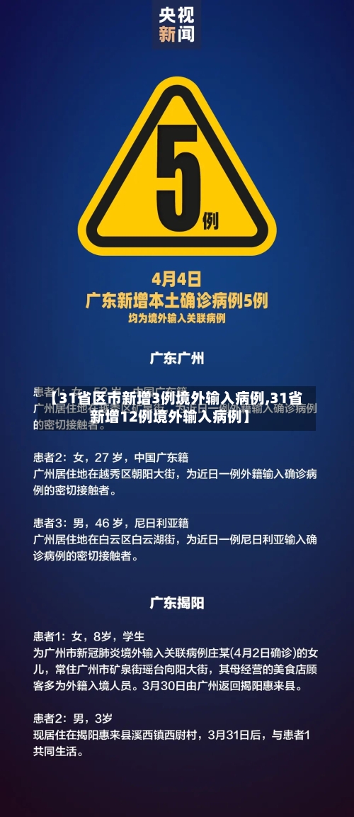 【31省区市新增3例境外输入病例,31省新增12例境外输入病例】-第3张图片
