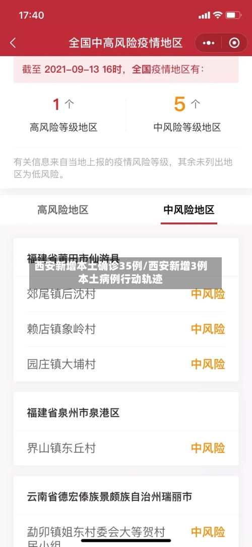 西安新增本土确诊35例/西安新增3例本土病例行动轨迹-第3张图片
